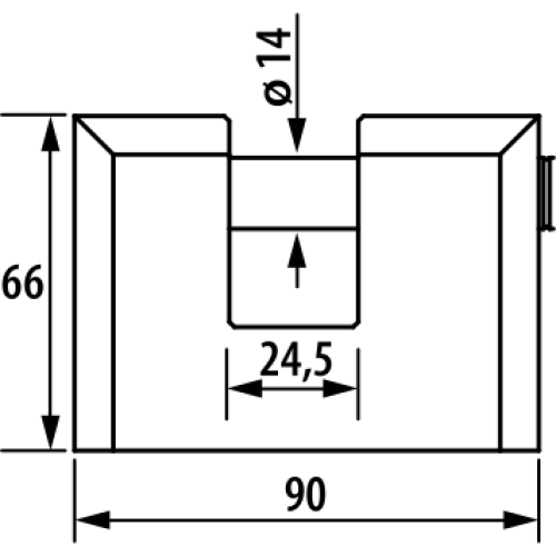 Чебоксары с одной секретностью ВС 2-15 тип 2 Замок навесной (10)