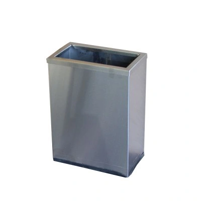 Мусорная урна Эгида 300х170х400 мм шлифованная 20 л