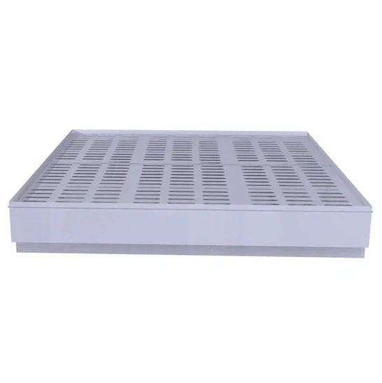 Металлический поддон для бочек ПДМ-06 1200x1200x300 мм Серый