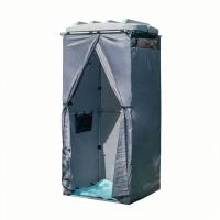 Комплект дачного душа Rostok Ok 110 с подогревом серый