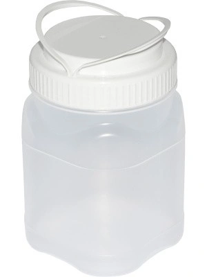 Бидон пластиковый 1 литр, арт.: БН-1, неокрашенный, код: 15282