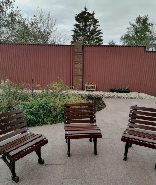 Скамейка чугунная «Классика» 2,0 м (2 опоры)