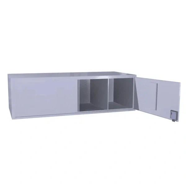 Металлический шкаф ХПГ 4Г для СИЗ и противогазов 260х870х380 мм Светло-серый