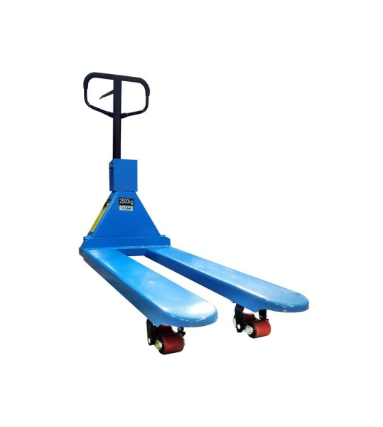 Тележка гидравлическая с весами 2500 кг 1150 мм полиуретановые колеса TOR CBY-CW2