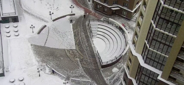 Полуротонда тип 7, 24 колонны, диаметр 20400 мм Высота: 4100 мм, прямая, с тумбой