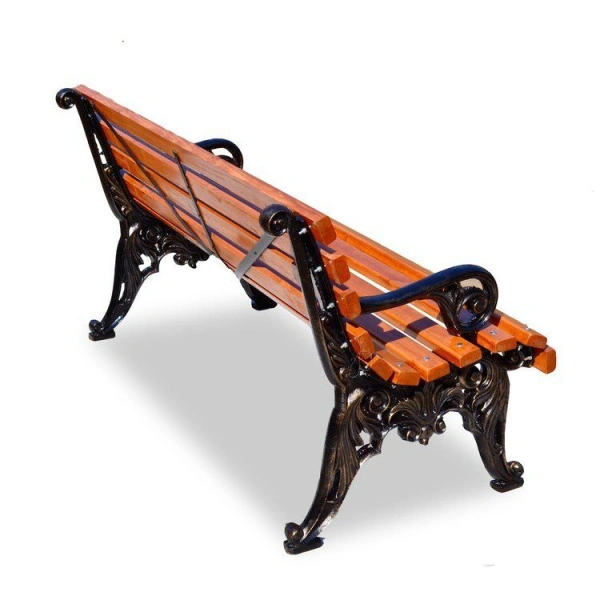 Скамейка чугунная «Белые ночи» с подлокотниками 1,5 м