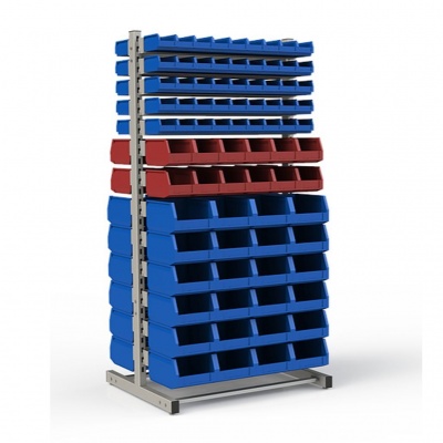 Стеллаж двусторонний №141 (1835х950х760)