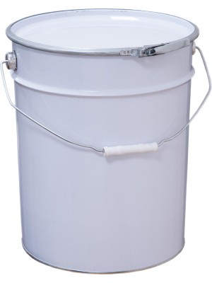 Ведро металл 20л. с крышкой и обручем, с покрытием внутри, арт. ВМо 20б с покрытием (Б), код: 28131