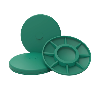 Крышка колодца "Rostok" пластиковая зеленый