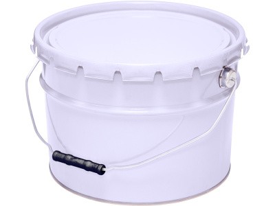 Ведро металл 10л. с крышкой, корона, код: 30758