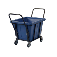 Ванна K 200 л синяя в тележке с 2 ручками