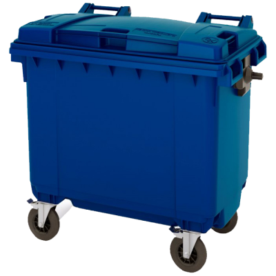 Мусорный контейнер 770л. на колесах с опцией "крышка в крышке" 