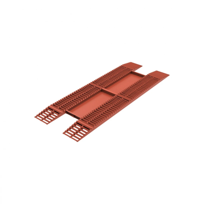 Эстакада металлическая Каскад Стандарт, разборная, 8м, усиленная, красная, грузоподъемность 60т 